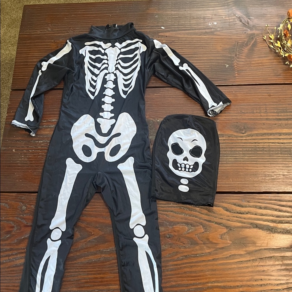 Kids Skeleton Costume with Mask